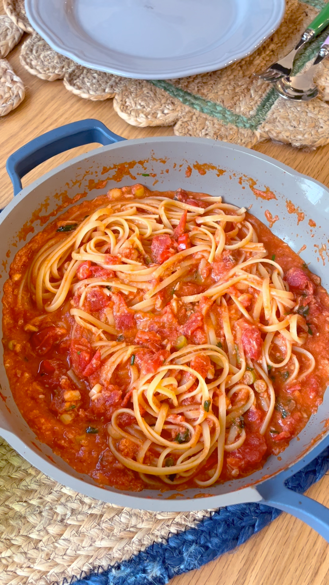 QUICK CRAB SPAGHETTI